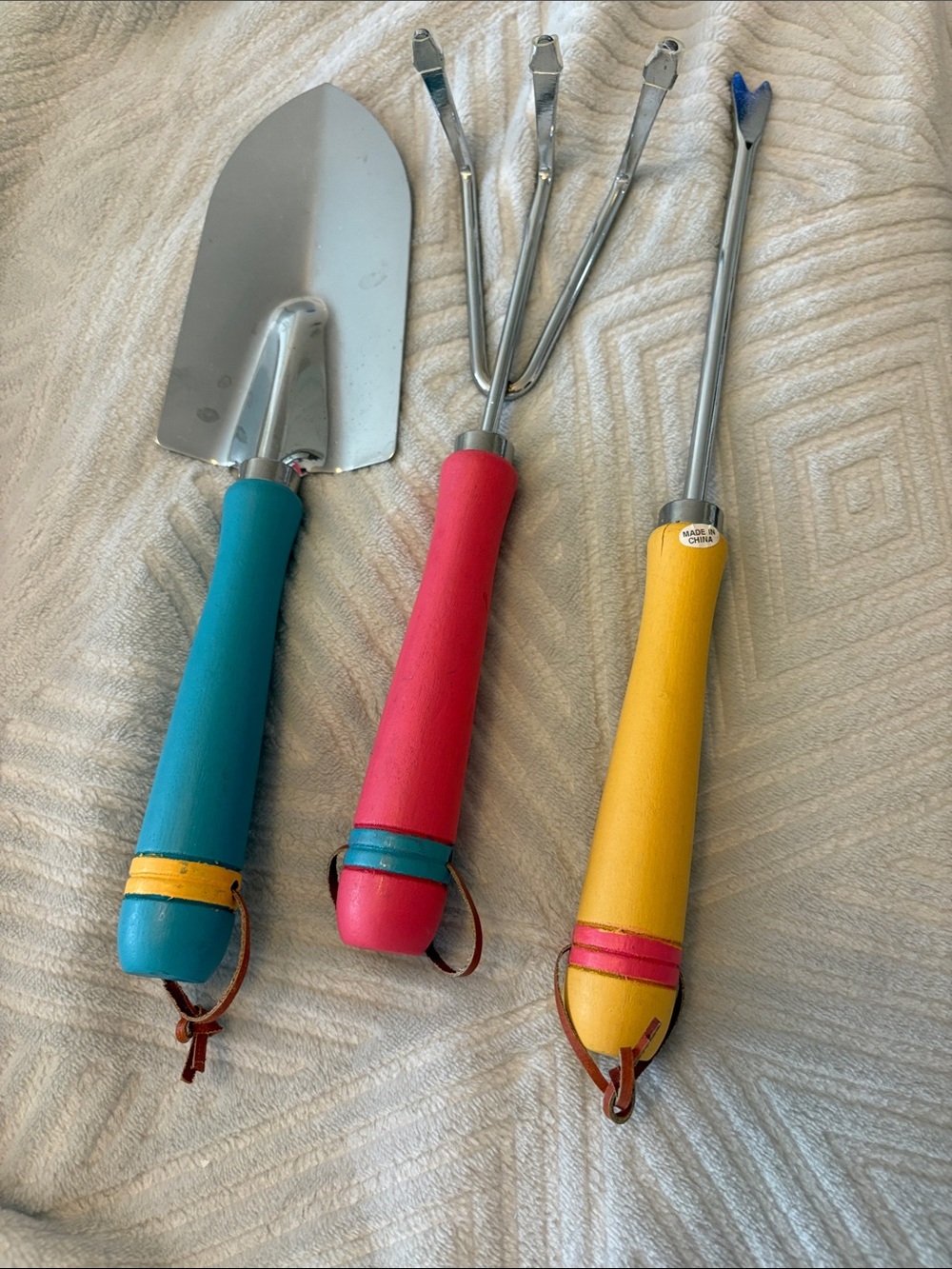 Colorful Garden Tool Set - Teal, Pink & Yellow Hand Tools